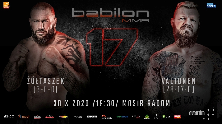 Babilon MMA 17 Żółtaszek vs Valtonen