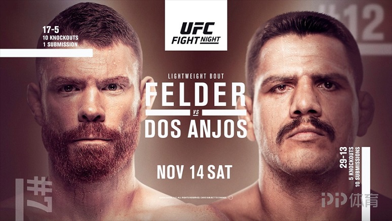 Rafael Dos Anjos vs Paul Felder