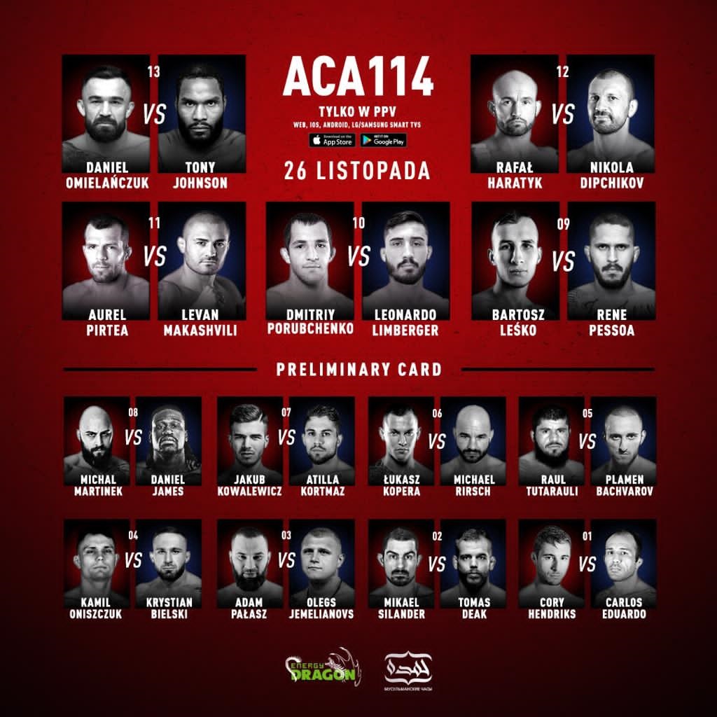 ACA 114 Fightcard