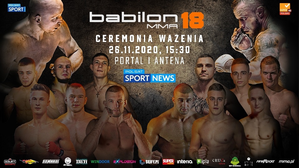 Babilon MMA 18 ważenie zawodników