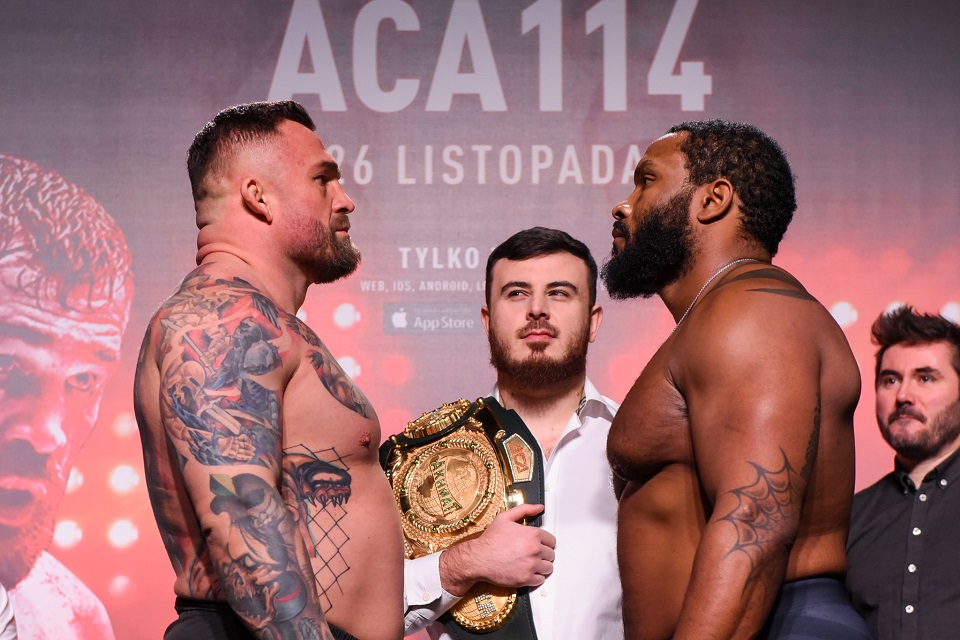 ACA 114 ważenie zawodników