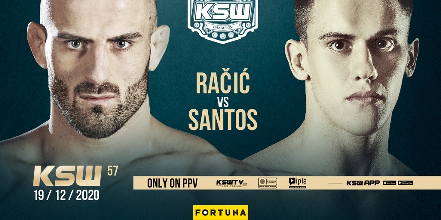KSW 57 Racić vs Santos