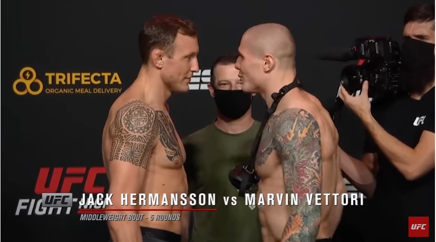 Hermansson vs Vettori UFC Vegas 16