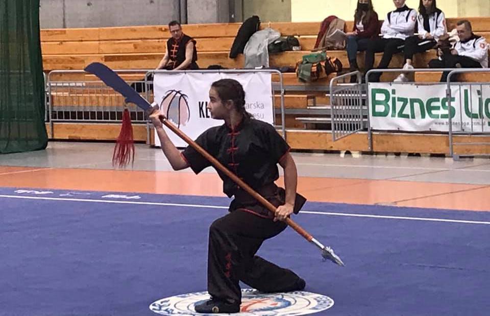 Czołowa zawodniczka Wiktoria Dębosz podczas występów Czołowa zawodniczka Wiktoria Dębosz podczas występów