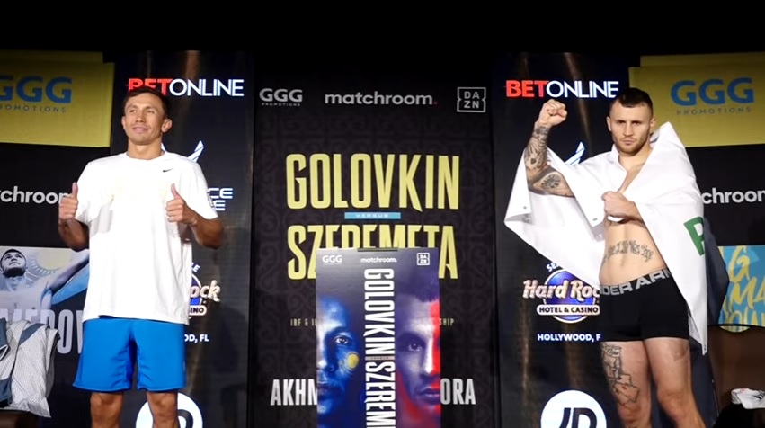 Golovkin vs Szeremeta