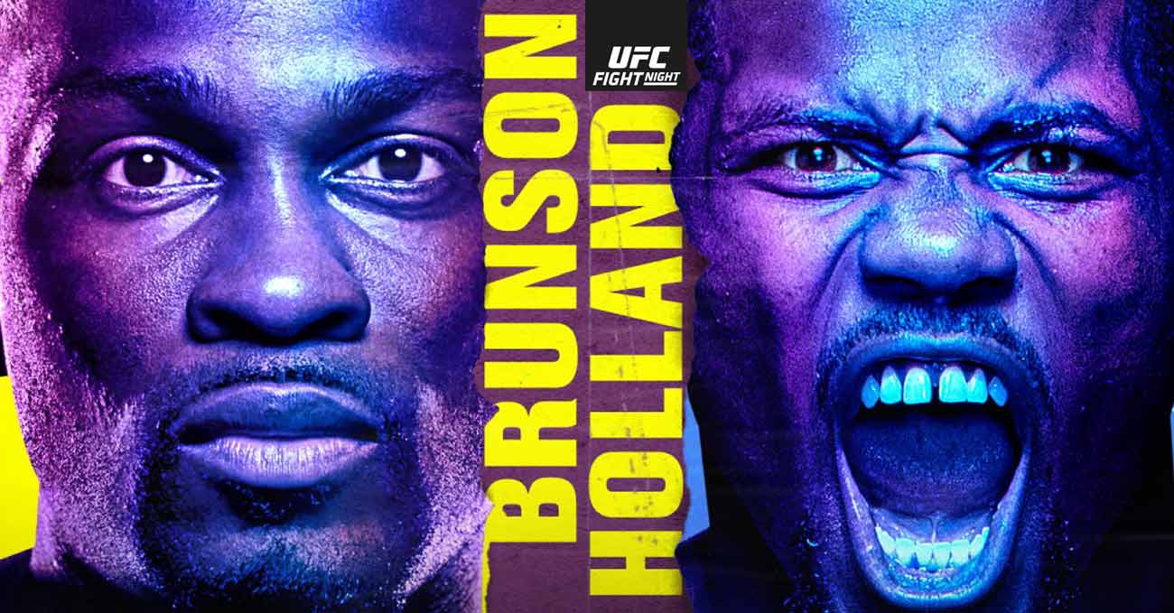 UFC on ESPN 21 Brunson vs Holland