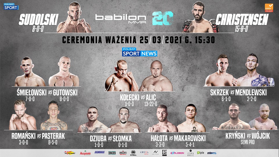 Babilon MMA 20 ważenie