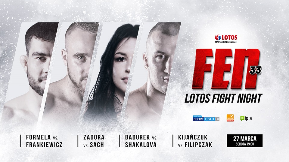 FEN 33 fight card / karta walk