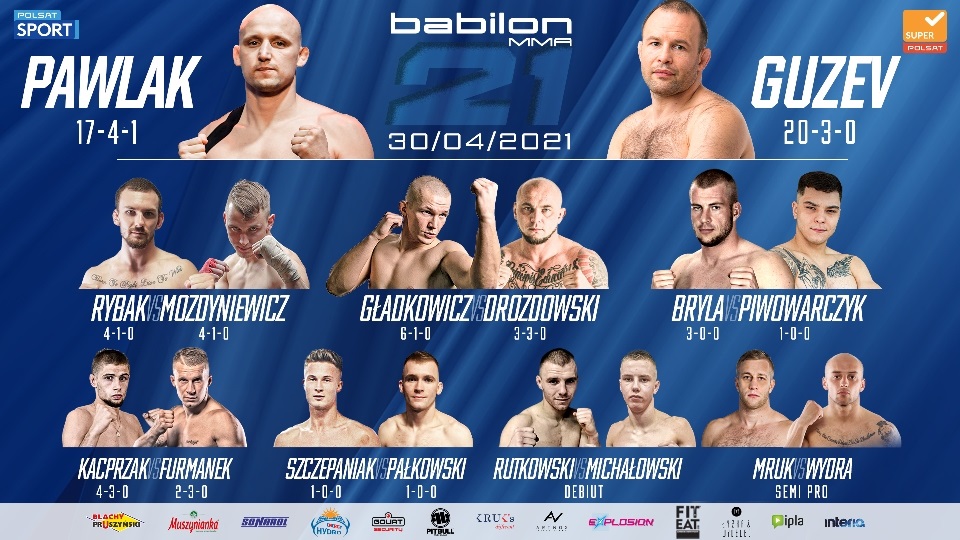 Babilon MMA 21 fightcard