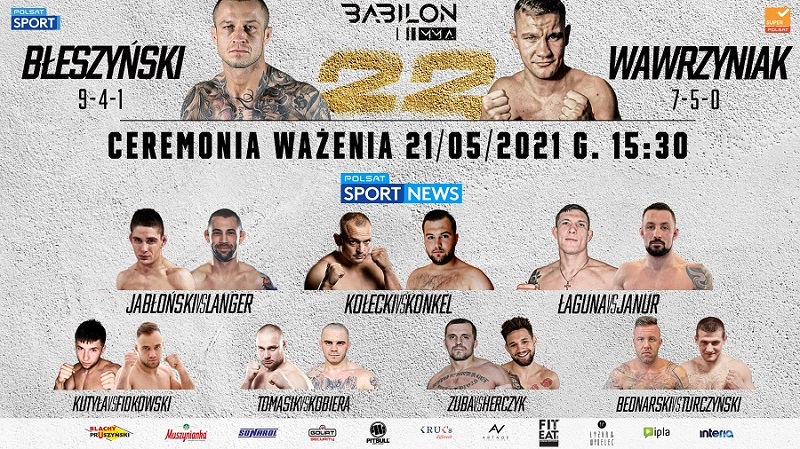 Babilon MMA 22 - ważenie
