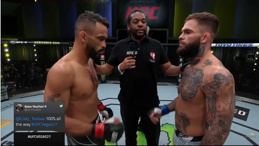 Rob Font vs Cody Garbrandt