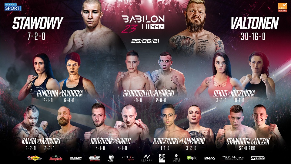 Babilon MMA 23 karta walk