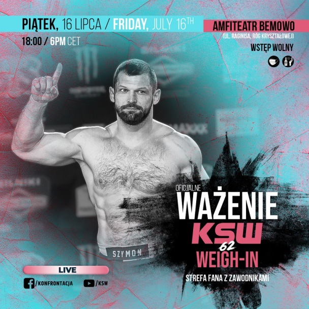 KSW 62 wyniki ważenia