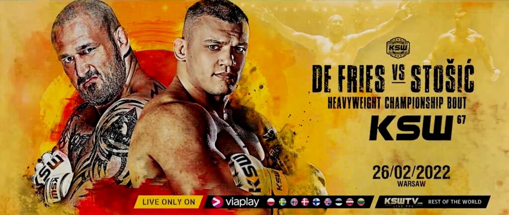 KSW 67 De Fries vs Stosić