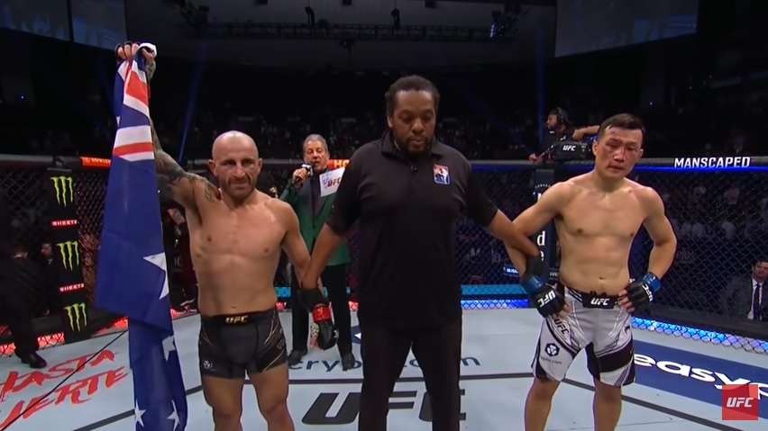 Alexander Volkanovski vs Chan Sung Jung