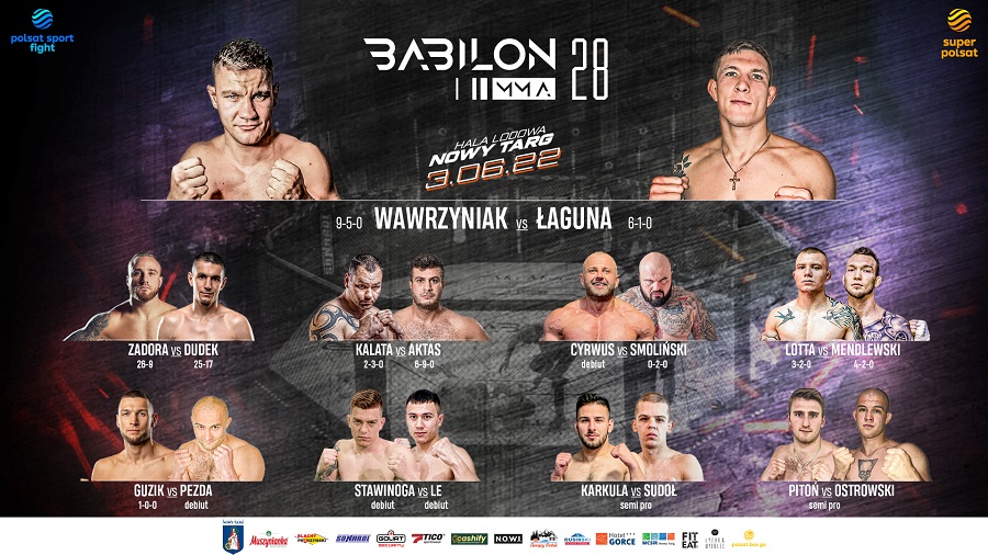 Babilon MMA 28 fightcard
