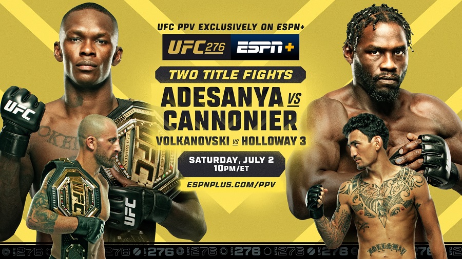 UFC 276 Adesanya vs Cannonier