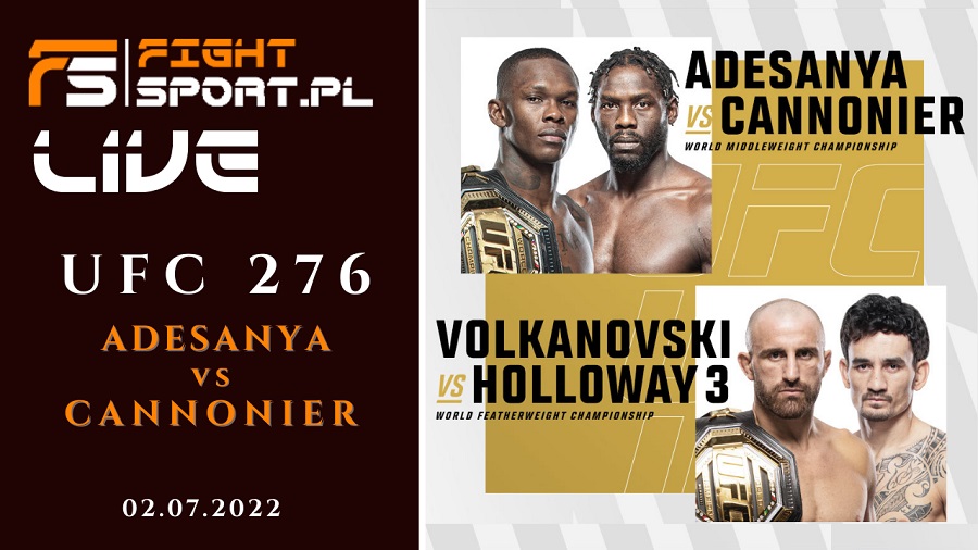 UFC 276 - RELACJA LIVE