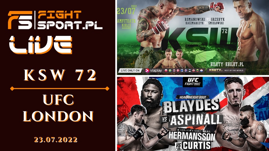 FightSport LIVE KSW 72 / UFC LONDON