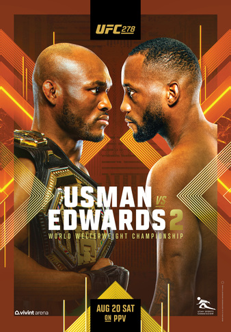UFC 278 Usman vs Edwards, poster