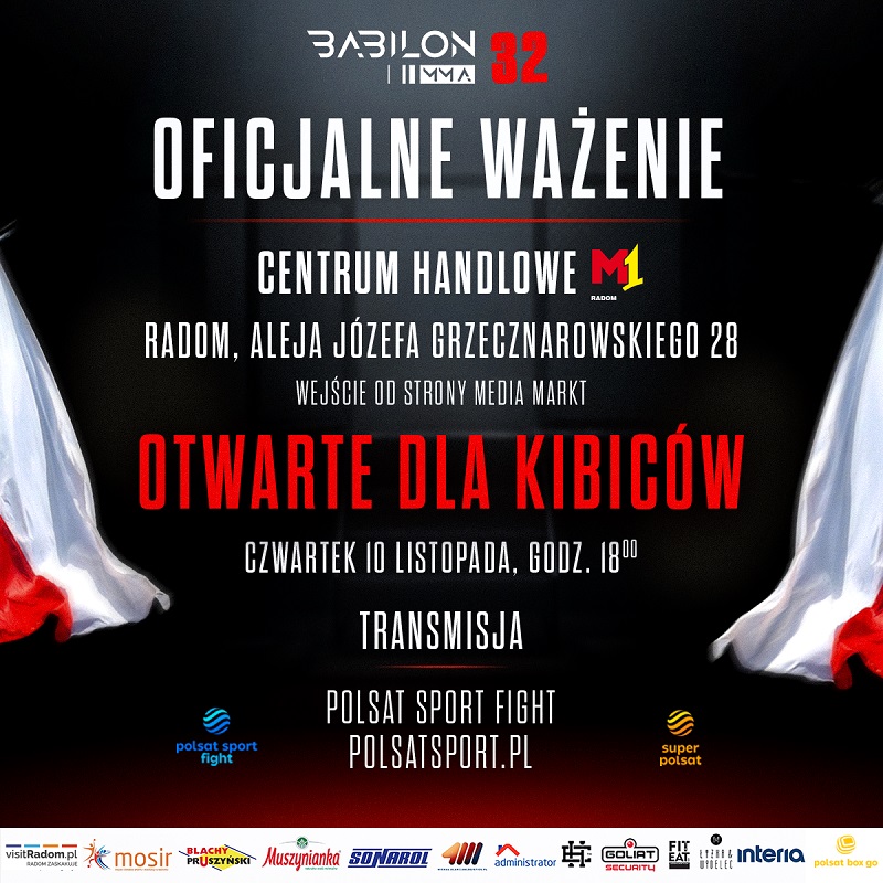 Babilon MMA 32 ważenie