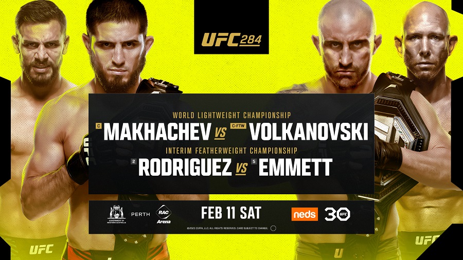UFC 284 Makhachev vs. Volkanovski