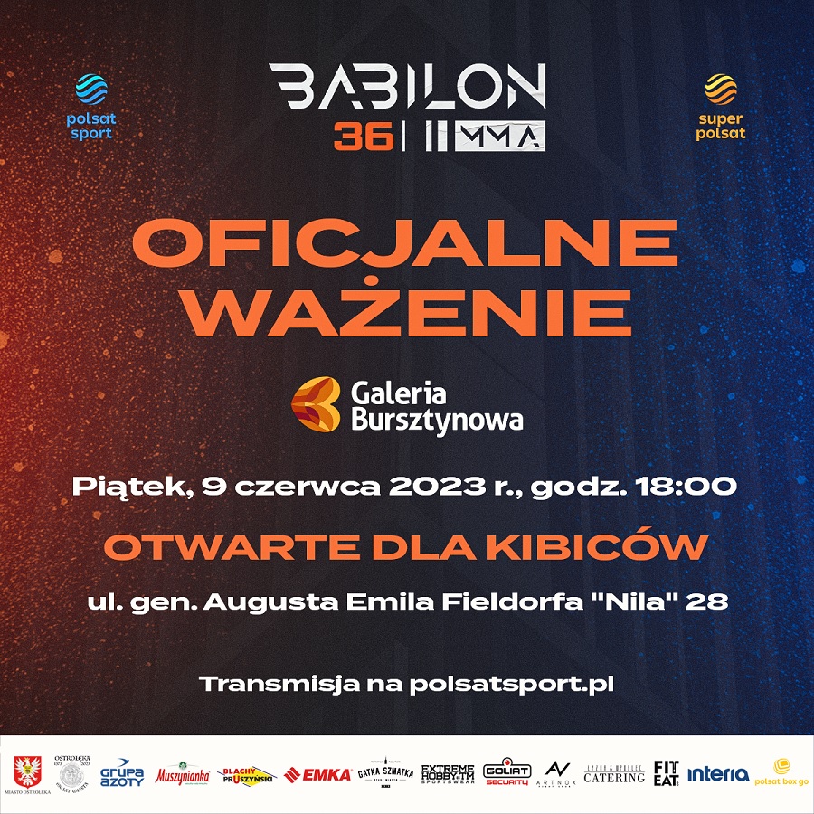 Babilon MMA 36 - ważenie