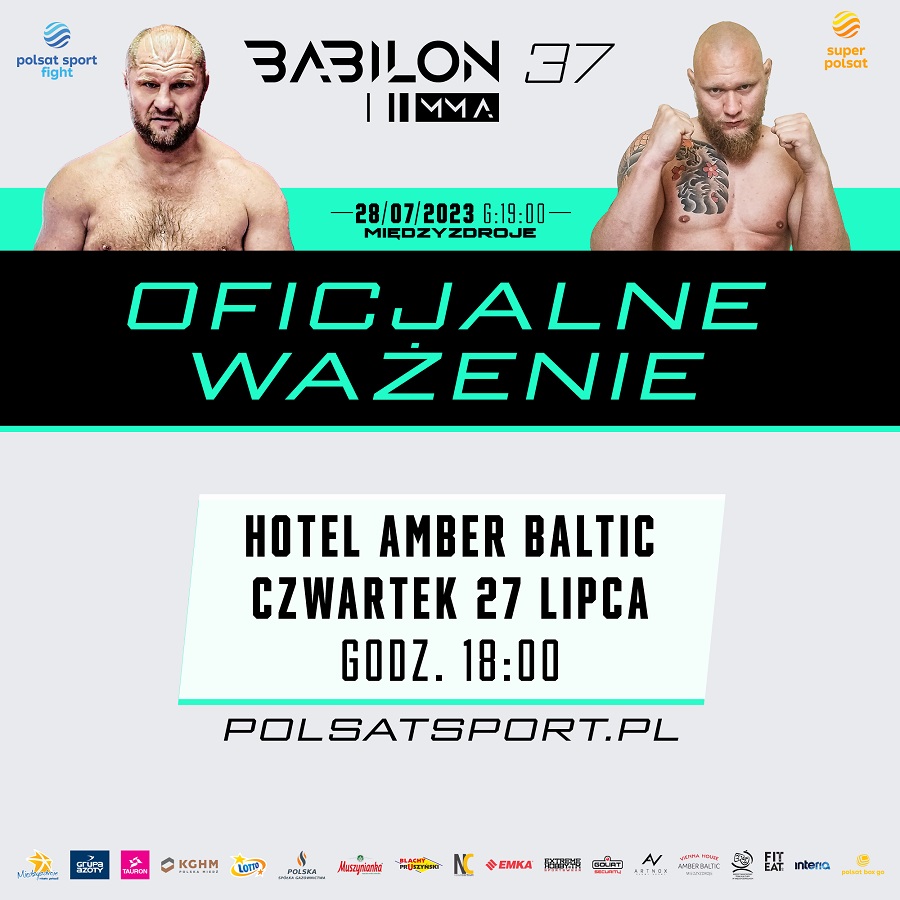 BABILON MMA 37 ważenie |