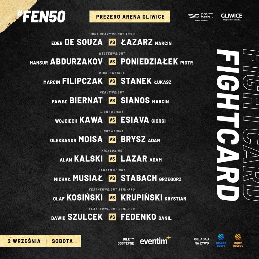 FEN 50 Gliwice karta walk  FEN 50 Gliwice karta walk