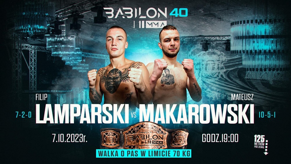 Babilon MMA 40 Wieliczka karta walk / fightcard