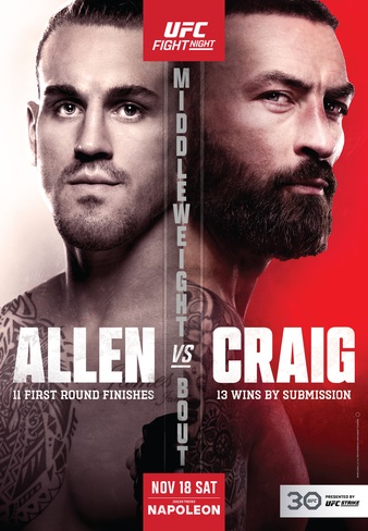 Brendan Allen vs Paul Craig