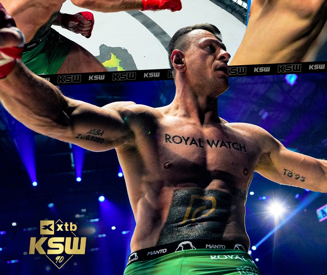 [fot. Facebook KSW] KSW 90 WYNIKI! ZWYCIĘSTWO ARKADIUSZA WRZOSKA!