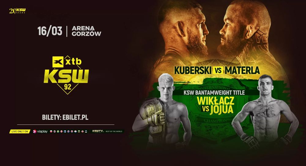 KSW 92 - karta walk / fightcard