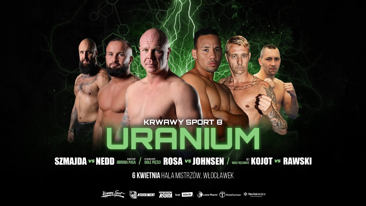 KRWAWY SPORT 8 - karta walk / fightcard