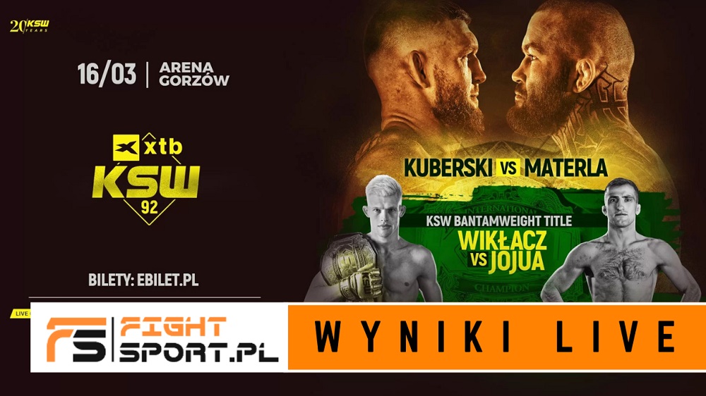KSW 92 Wyniki live