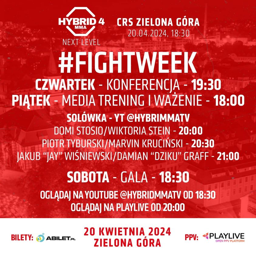 Hybrid MMA 4 - fight week