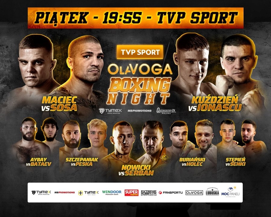 FEN 54 Piła - karta walk / fightcard