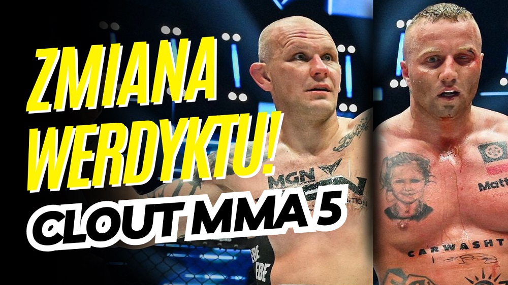 Zmiana werdyktu Załęcki vs Pasternak na Clout MMA 5