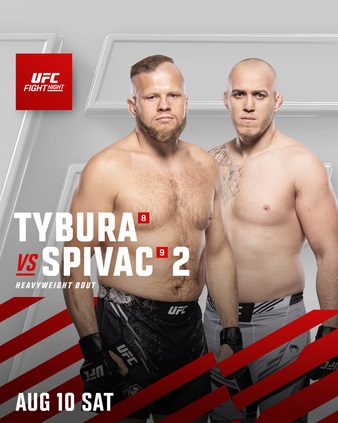 UFC Vegas 95 Tybura vs Spivas 2