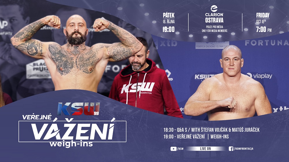 KSW 99 ważenie zawodników