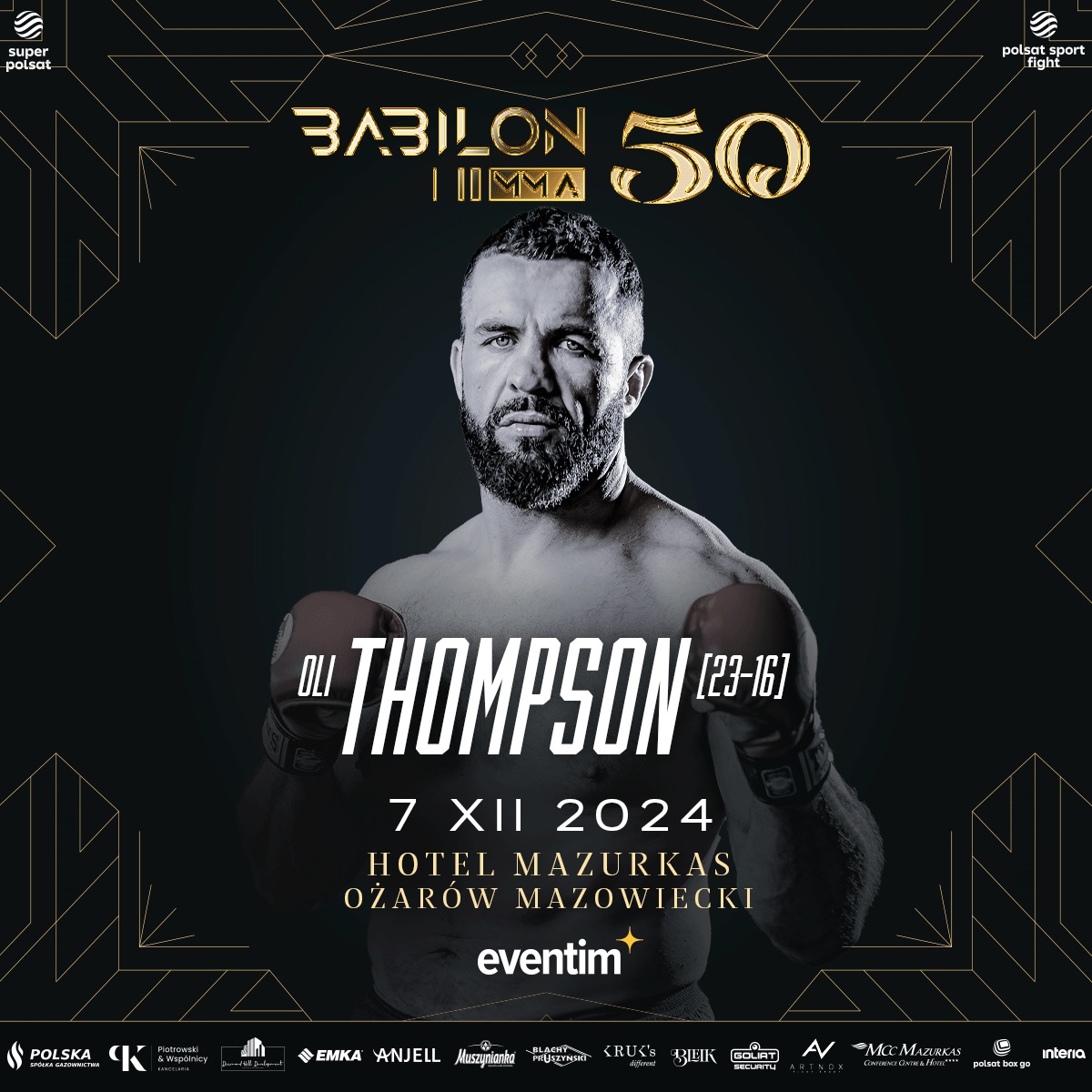 Babilon MMA 50 Oli Thompson