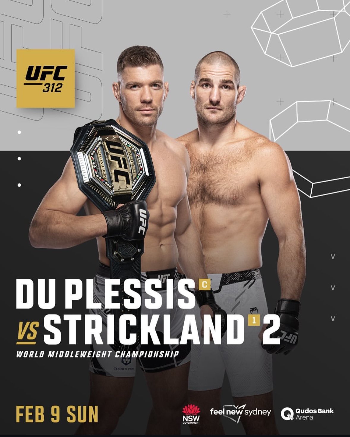Rewanż Dricus Du Plessis vs. Sean Strickland na UFC 312