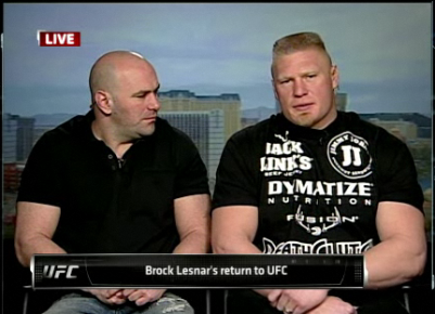 lesnar espn dana white