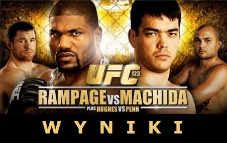 UFC 123 Wyniki