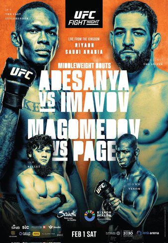 UFC Fight Night Adesanya vs Imavov