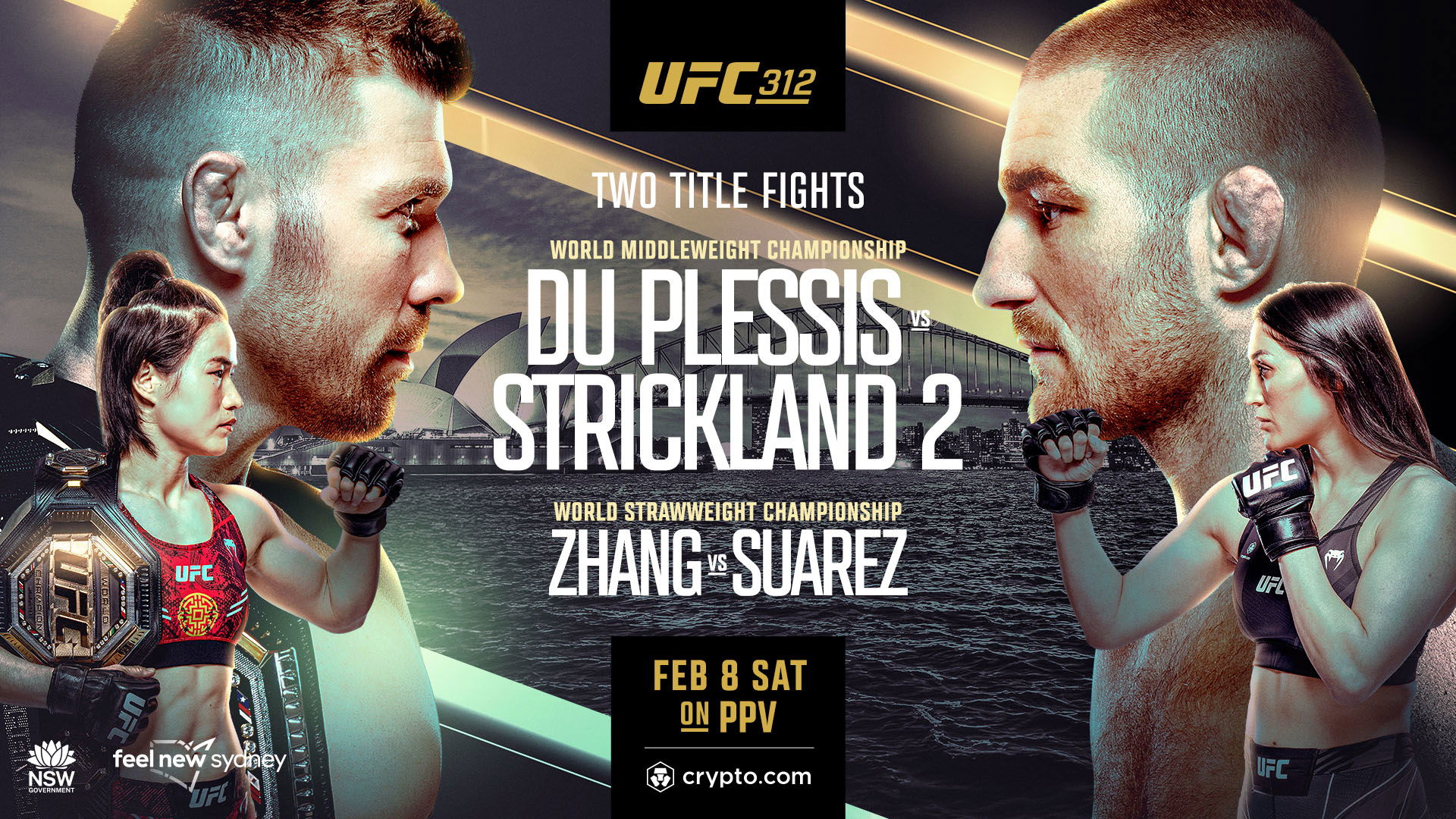 UFC 312 Du Plessis vs. Strickland 2