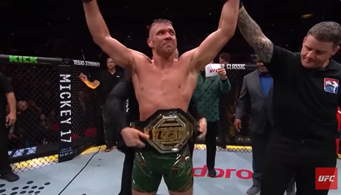 Dricus Du Plessis po walce na UFC 312