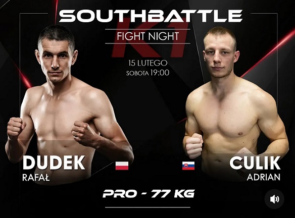 Dudek vs Culik na South Battle Fight Night
