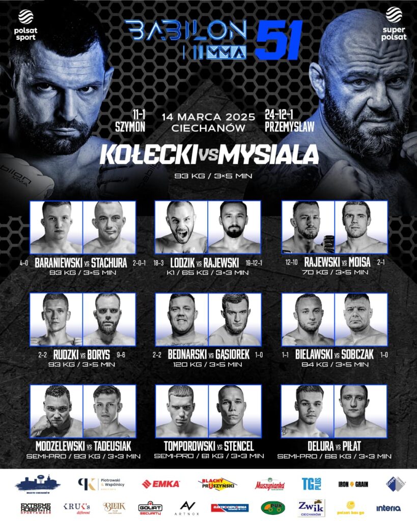 Babilon MMA 51 - karta walk