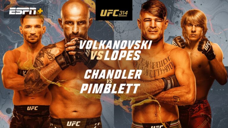 UFC 314 Volkanovski vs. Lopes